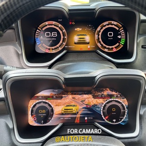 Pour Chevrolet Camaro 2010-2015 : Ensemble d'instruments numérique amélioré avec écran QLED LCD, compteur de vitesse et unité stéréo multimédia - Product Image 2