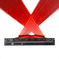 Lumière laser RGB 8 yeux pleine couleur DMX, tête mobile laser DJ pour scène, discothèque, boîte de nuit, tête mobile laser 8 yeux