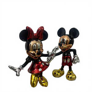 Statua in Resina di <span class=keywords><strong>Minnie</strong></span> Mouse Dipinta a Mano in Vari Colori, 28cm, Personaggio dei Cartoni Animati, Figurina per Casa e Tavolo - Product Image 4