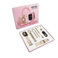 Nouvelle Arrivée 2025 Montre Connectée A58 Plus pour Femmes, Ensemble de Suivi d'Activité 8-en-1 avec Système d'Exploitation Android, Cadeau de Noël/Anniversaire
