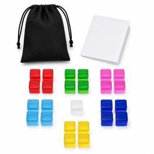 Gioco di <span class=keywords><strong>Bocce</strong></span> in Acrilico, 25 Pezzi da 16mm con Sacchetto con Cordoncino e Scatola Colorata, per Gioco da Tavolo Familiare, Personalizzabile OEM, Vendita all'Ingrosso - Product Image 3