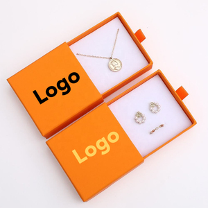 Eco-friendly Wholesale Customized logo Bracelet Ring Drawer Jewelry <b>Box</b> Necklace <b>Earring</b> Storage Packaging Jewelry <b>Box</b> - Product Image 1