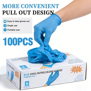 Proveedor Profesional de Guantes Desechables para Uñas, Guantes de PVC, Guantes de Goma Sintética, Protección para Salones de Uñas - Product Image 1