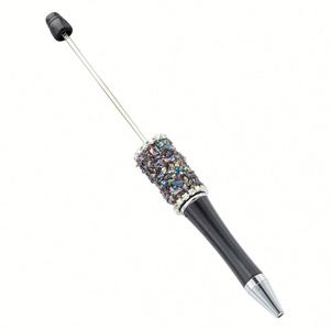 Bolígrafo de Plástico Personalizado con Cuentas de Cristal, Creativo, Hecho a Mano, Bonito, para Niñas, Regalo - Product Image 4