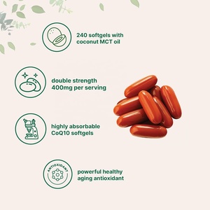 Cápsulas de Coenzima Q10 de 400 mg OEM con Aceite MCT de Coco, Suplemento de CoQ10 en Cápsulas Blandas para la Salud del Corazón - Product Image 4