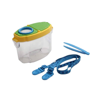 Cage d'insectes avec objectif HD 4,5X, pinces et sangle de transport réglable