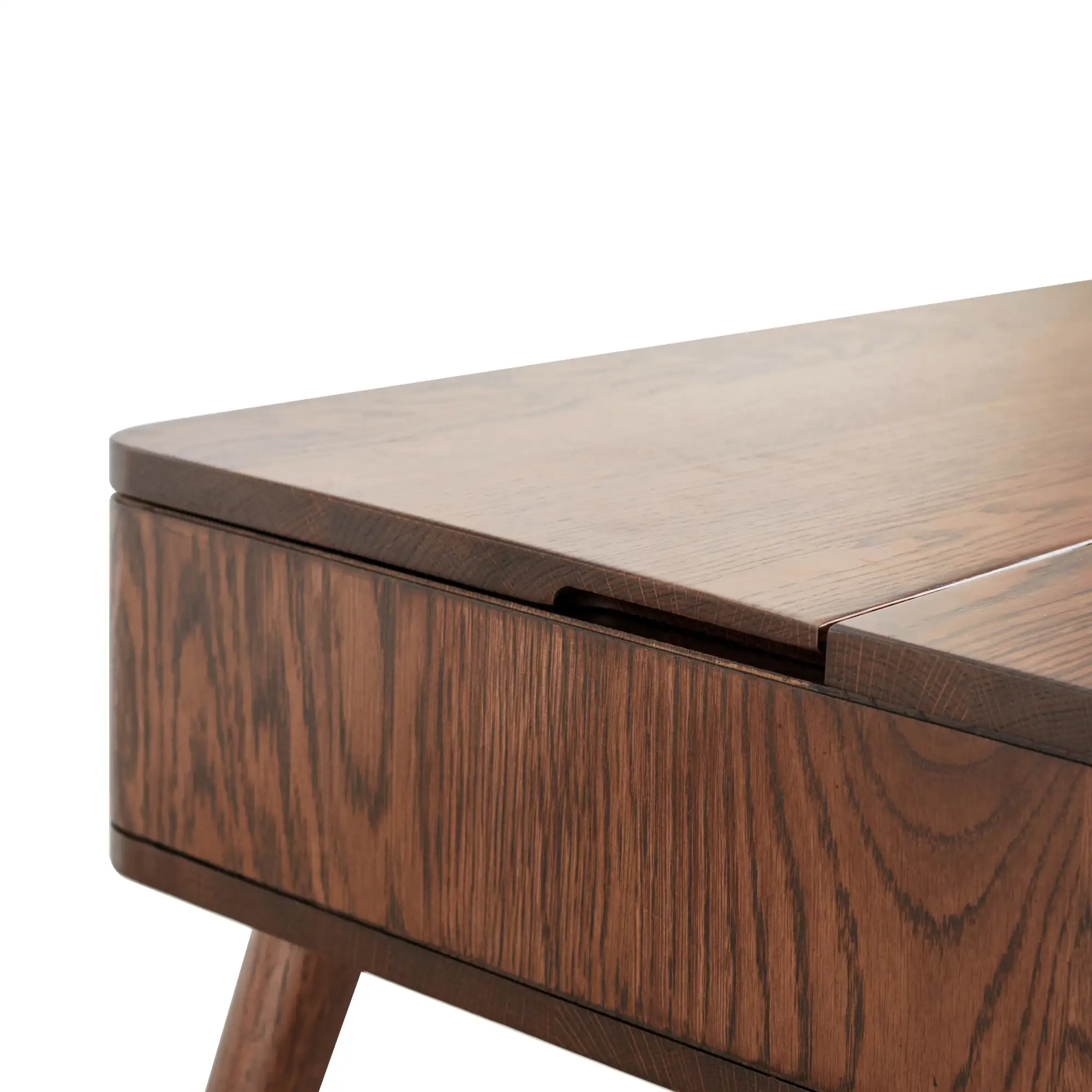 天然木のコーヒーテーブルソリッドオークモダンなリビングルームの家具デザイナーは木製の収納キャビネットコーヒーテーブルを推奨します