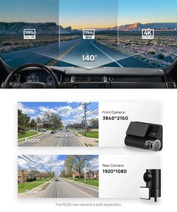 Version globale <span class=keywords><strong>A800S</strong></span> 4k Auto Electronics Enregistreur vidéo de voiture Dashcam Dual Sight Car 24H Parking Dual Dash Cam - Product Image 3