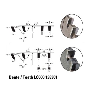 Lama per sega circolare HW Ultra precisa in alluminio PVC D = 500 D = 32 B/c = 4.0/3.4 Z 120 denti 2/11/63 2/10.5/70 Transc. Fori lama 350mm - Product Image 2