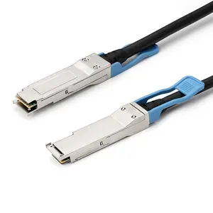 כבל QSFP28 DAC 30AWG פסיבי חיבור ישיר כבל נחושת 3Ft qsfp QSFP28 DAC כבל