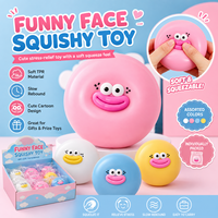 Jouet Squishy Anti-Stress à Grande Bouche de Saucisse, Modèle Fluide à Rebond Lent, Amusant et Ludique, Emballage en Sachet pour Jeunes