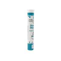 Étiquette autocollante personnalisée, tube à herbes en plastique à ouverture pop, emballage de cigarettes, tubes à herbes à ouverture rabattable, tubes à tabac de 116 mm et 120 mm avec couvercle