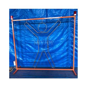 Forme de dinosaure personnalisé réponse interactive <span class=keywords><strong>main</strong></span> constante défi croix feu accessoire Long choc électrique Buzz fil jouet sûr - Product Image 5