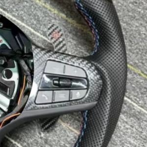 Volante de Fibra de Carbono Auténtica Personalizado para <span class=keywords><strong>BMW</strong></span> G20 G28 G29 G32 G38 G18 G12 G11 G05 G01 G02 G30 G80 G81 G82 M3 M4 M5 M6 - Product Image 4