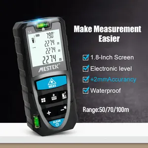 Mini Handheld Laser Rangefinder Sight Measure Tool Laser Distance Meter With LCD Backlight 50m Digital Laser Distance Meter