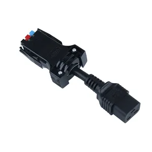 6 pin fixed plug with 45A connector to 3pin connector harness single pole plug power socket wire