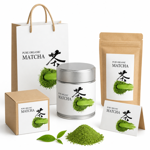 Authentic Japanese Uji Matcha Powder Ceremonial Grade Premium Quality Stone Ground Pure Green <b>Tea</b> In Traditional <b>Tin</b> - Product Image 3