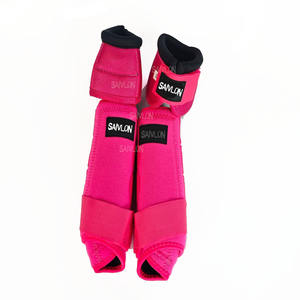 Набор медицинских спортивных ботинок для верховой езды и ботинок без поворота ярко-розовый - Product Image 1