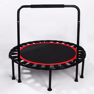 Ejercicios profesionales de gimnasio en casa para interiores, trampolín plegable redondo octogonal de 36/40/42/45/48 pulgadas, Mini trampolín de resorte para Fitness - Product Image 1
