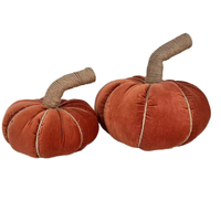 Un grand et un petit ensemble de décorations de citrouille de festival pour la fête d'Halloween Décorations de maison et de jardin de Noël à prix réduit