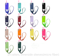 Étui de téléphone portable SUNNY avec sangle détachable, en TPU, avec doublure en microfibre, étanche et antichoc, épaisseur 1,5 mm, 14 couleurs