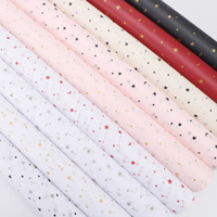 Kertas Pembungkus Bunga Star Moon Snow Pear dengan Hot Stamping Metalik Berlapis Bunga untuk Hadiah