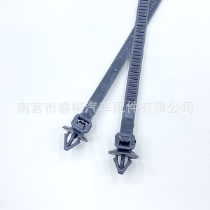 สายรัดเคเบิลไนลอน Shuangxuan แบบล็อคอัตโนมัติ สีดำ สำหรับรัดสายไฟเดี่ยว ใช้ในรถยนต์ - Product Image 2