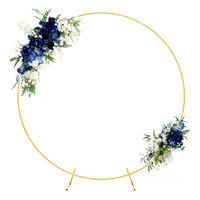 Kit d'arche ronde en métal, prix de gros usine, support de toile de fond en arche, mur de fleurs 3D, décoration pour fêtes d'anniversaire et événements de mariage