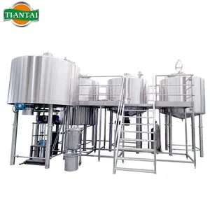 Tiantai อุปกรณ์ผลิตเบียร์อัตโนมัติขนาดเล็ก25BBL 3000L