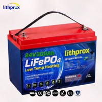 Batería de Fosfato de Hierro y Litio Grado A Industrial 24V 300AH 6K de Ciclo Profundo Marina RS485 Terminal M8 CE RoHS IP67 Servicio OEM ODM