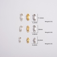 Fermoir à ressort en argent sterling 925, accessoires de bijouterie, fermoir mousqueton, boucle de queue, fermoir homard