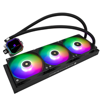 Refroidisseur de processeur liquide Thermalright Frozen Prism 360 BLACK ARGB avec trois ventilateurs PWM 1850RPM pour LGA1700 AM5