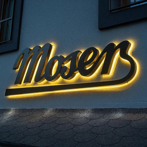 <strong>Custom</strong> Outdoor Metal Illuminated Sign 3D Led Backlit Signs Led Channel Letters Enseigne Interior Lumineuse Led Letter Sign Logo - Product Image 6