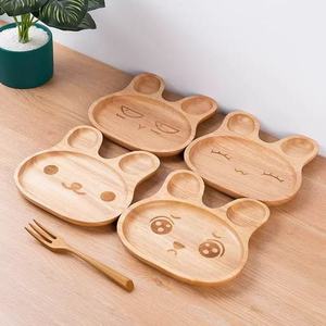 ถาดไม้รูปสัตว์สร้างสรรค์ ดีไซน์รูปหัวใจ สำหรับเด็กอายุ 2-4 ปี - Product Image 2