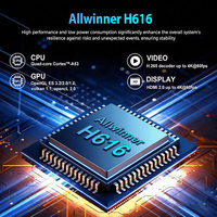 Nuevo TV Box Android 14 de Alta Velocidad con Streaming 4K, Quad Core Premium, 2GB de RAM, STB, WiFi de Doble Banda, Ethernet 100M, Bluetooth, Control Remoto por Voz