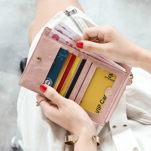 Boshiho Customized Coin <b>Wallet</b> Pouch Card <b>Holder</b> Purse Fashion Leather <b>Wallet</b> Card <b>Holder</b> for Women - Product Image 3