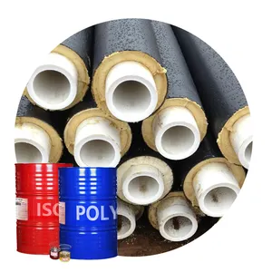 HGL 공장 배출구 고밀도 폐쇄 셀 폼 플라스틱 튜브 파이프용 폴리 우레탄 용 폴리올 및 이소시아네이트