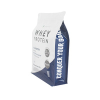 Couleur 12oz 16oz Réutilisable Ziplock Sac De Café Personnalisé imprimé Mat Feuille D'aluminium Alimentaire sac De Café emballage Fond Plat Sac De Café