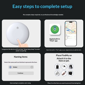 <span class=keywords><strong>Localizador</strong></span> Antipérdida con Certificación MFI Global de Doble Sistema para Perros Mayores, Compatible con Sistemas Android e iOS, Alternativa al <span class=keywords><strong>Localizador</strong></span> FindMy - Product Image 4