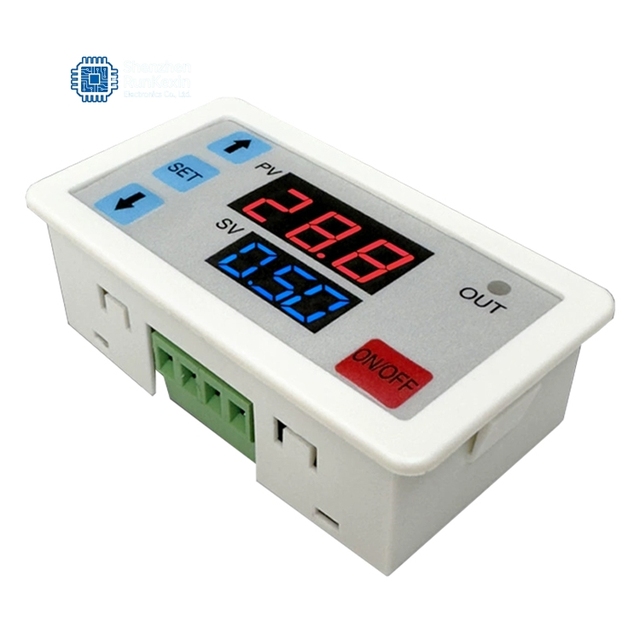 Time Delay Relay Module Dual Digital Display 12V/24V/220V Multifunction Embedded Timer Relay Module