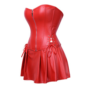 Lingerie Sexy in Vendita, Corsetto Nero con Gonna, <span class=keywords><strong>Abito</strong></span> Taglia Grande per Donna - Product Image 5
