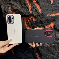 Étui de protection arrière en cuir PU mat de luxe avec protection d'objectif en métal pour OnePlus 15R / pour OnePlus Ace 6 / Ace 6T