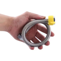 FEIDU Qualité Flexible Tressé En Acier Inoxydable Spirale Fil Toilette et Douche Tuyau Lavabo Entrée Eau Tuyau pour Plomberie