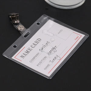 <span class=keywords><strong>Porte</strong></span>-badges FOSKA faciles à utiliser, en vrac, 4,3 x 3,15 pouces, résistants aux déchirures, hautement transparents, horizontaux, <span class=keywords><strong>porte</strong></span>-cartes d'identité pour infirmières, en <span class=keywords><strong>plastique</strong></span> - Product Image 5