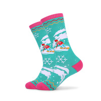 Fabricant de chaussettes de ski pour enfants, personnalisées avec logo, épaisses, thermiques, pour l'hiver, pour activités de plein air, vente en gros