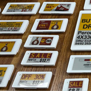 Etiquetas de Precio Digitales de 2.4Ghz y 2.6 Pulgadas, Etiquetas Electrónicas Inalámbricas de 2.4Ghz para Estantes, Etiquetas de Precio ESL para Hipermercados Inteligentes - Product Image 1