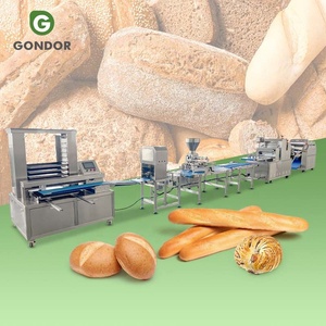 2024 China Automático Industrial Solar Doméstico Pequeño Alemán <span class=keywords><strong>Hamburguesa</strong></span> y Hotdog Pan Rusk Hacer Máquina - Product Image 1