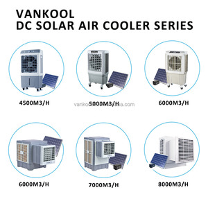 Climatiseur portable solaire pour le camping, climatiseur désertique, refroidisseur d'air AC/DC avec batterie - Product Image 2