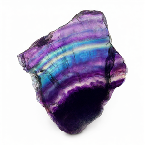 Abrazando el Arcoíris de la Tierra - Losa de Fluorita Natural para la Tranquilidad y la Armonía - Product Image 2