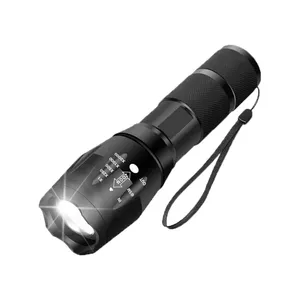 Brightest XML T6 Tactical Flashlight LED Dello Zoom Della Torcia Della Luce 18650 Ricaricabile Luce Portatile Per Auto Difensiva